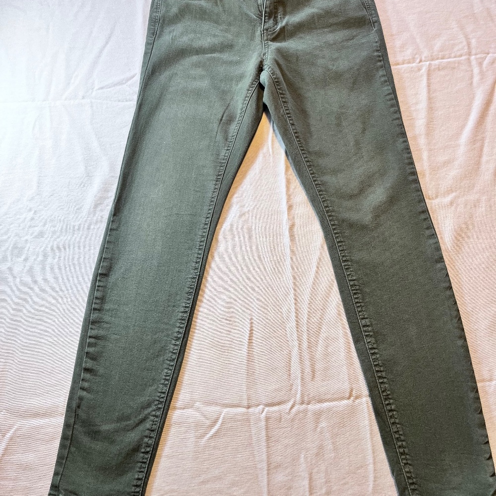 olive green pants size 6